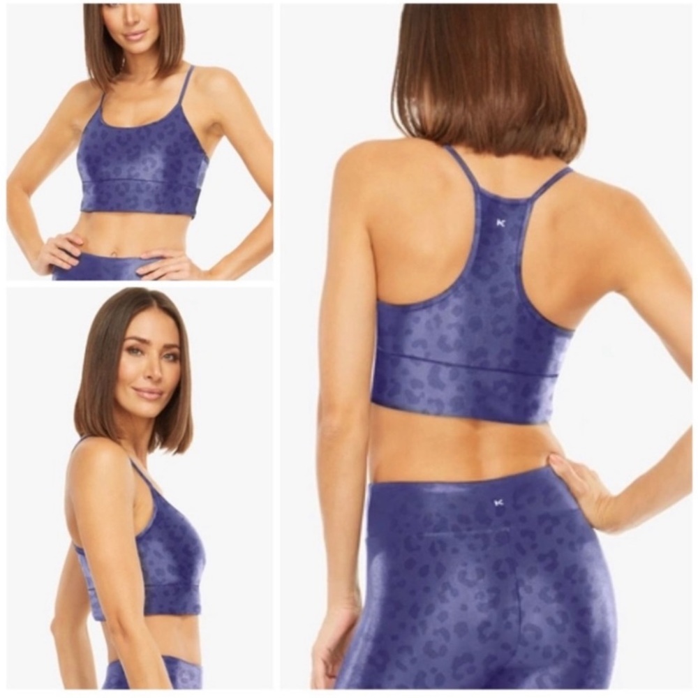 KORAL Sports Bra Color-Blue Size-Small NWT